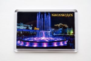 Магнит акриловый прямоугольный, размер 52 на 77 мм