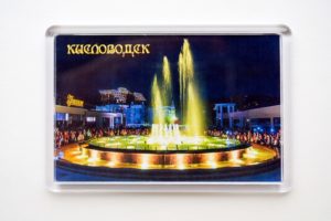 Магнит акриловый прямоугольный, размер 52 на 77 мм